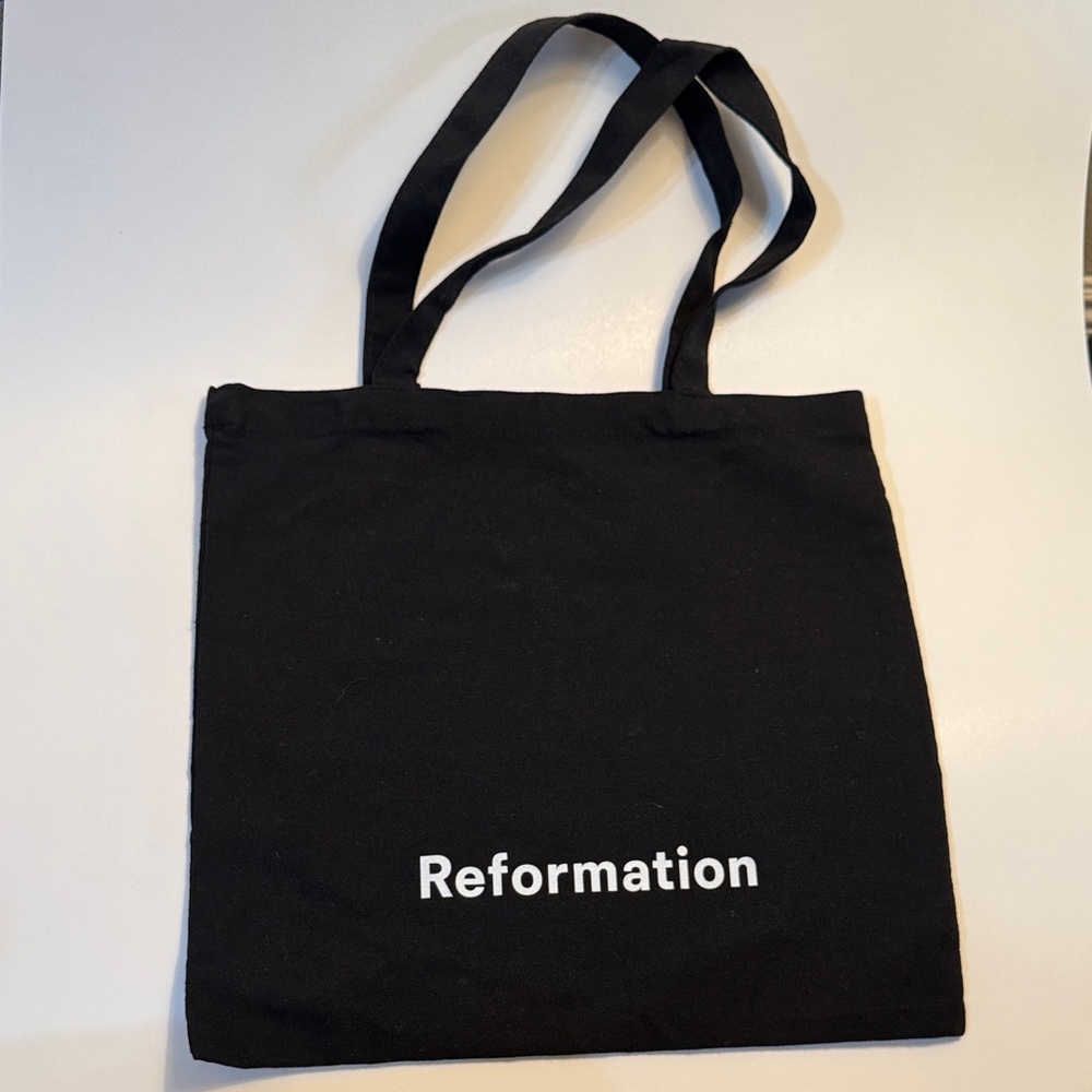 Reformation Classic Black Tote